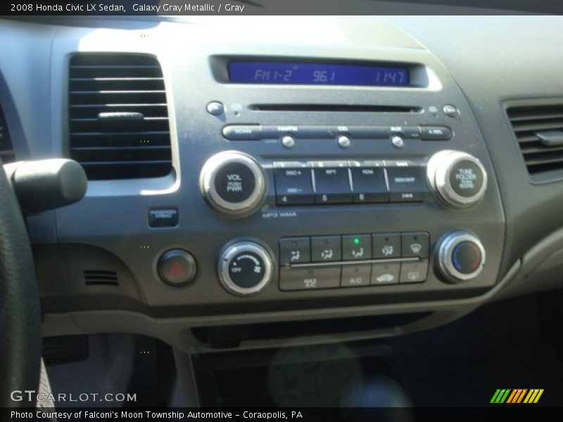 Galaxy Gray Metallic / Gray 2008 Honda Civic LX Sedan