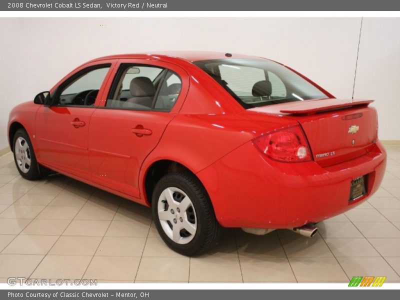 Victory Red / Neutral 2008 Chevrolet Cobalt LS Sedan