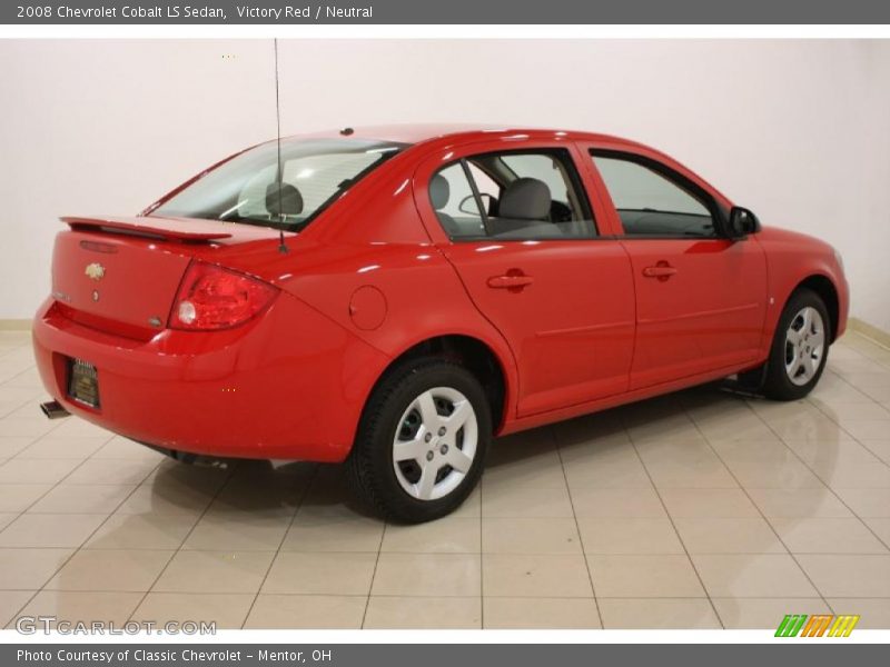 Victory Red / Neutral 2008 Chevrolet Cobalt LS Sedan