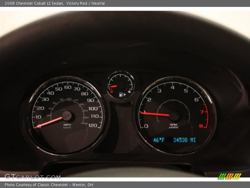 Victory Red / Neutral 2008 Chevrolet Cobalt LS Sedan