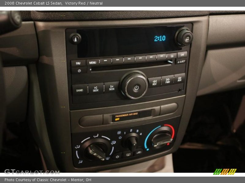 Victory Red / Neutral 2008 Chevrolet Cobalt LS Sedan