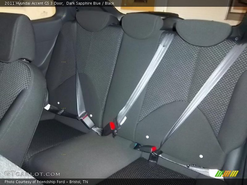  2011 Accent GS 3 Door Black Interior