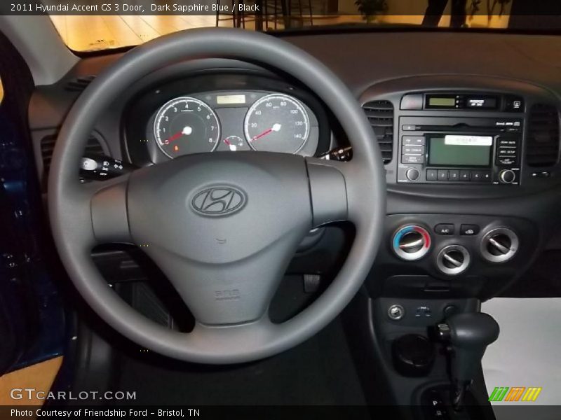 Dashboard of 2011 Accent GS 3 Door