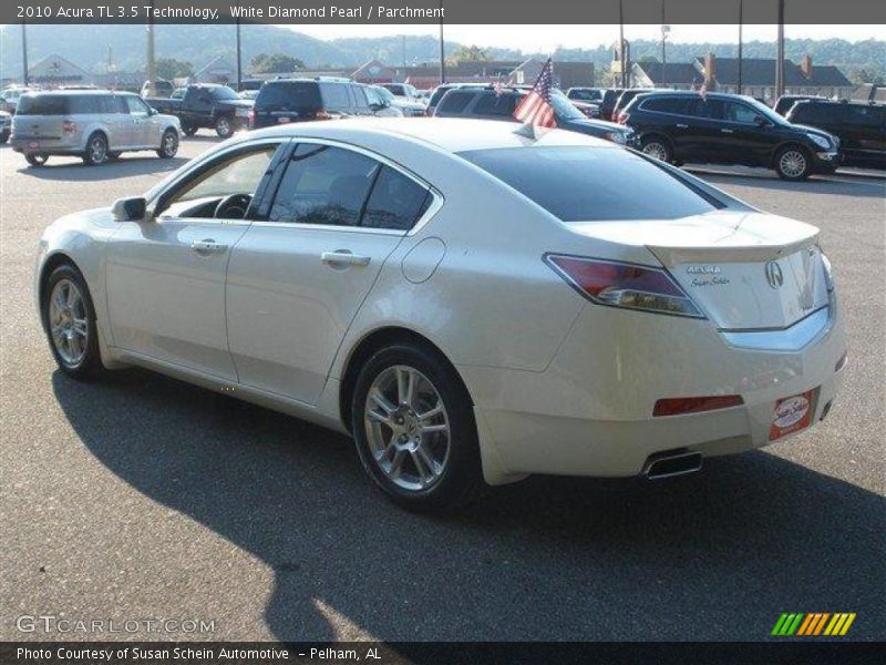 White Diamond Pearl / Parchment 2010 Acura TL 3.5 Technology
