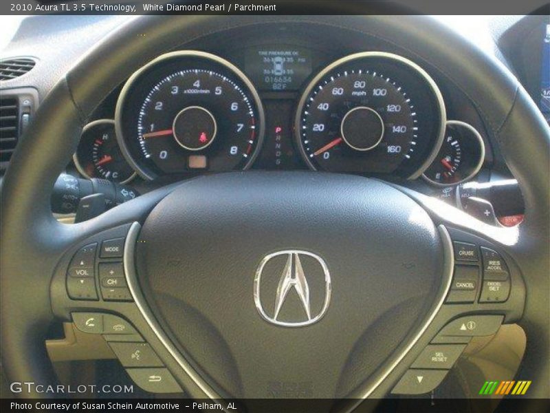 Controls of 2010 TL 3.5 Technology