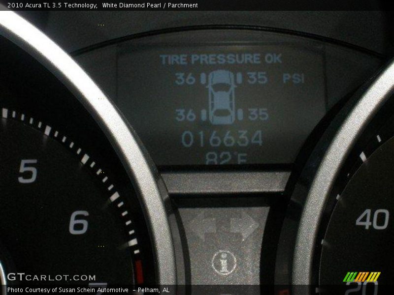 White Diamond Pearl / Parchment 2010 Acura TL 3.5 Technology