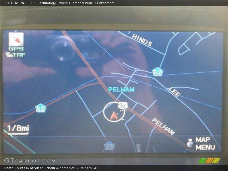Navigation of 2010 TL 3.5 Technology