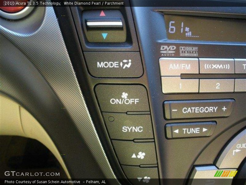 Controls of 2010 TL 3.5 Technology