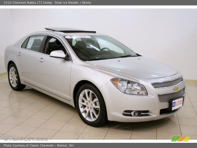 Silver Ice Metallic / Ebony 2010 Chevrolet Malibu LTZ Sedan