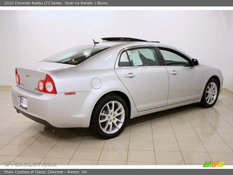 Silver Ice Metallic / Ebony 2010 Chevrolet Malibu LTZ Sedan