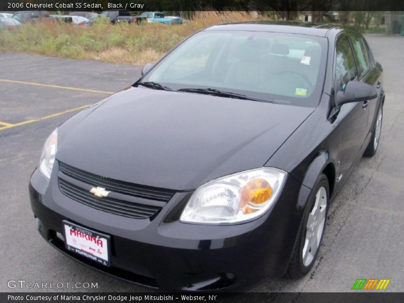 Black / Gray 2006 Chevrolet Cobalt SS Sedan