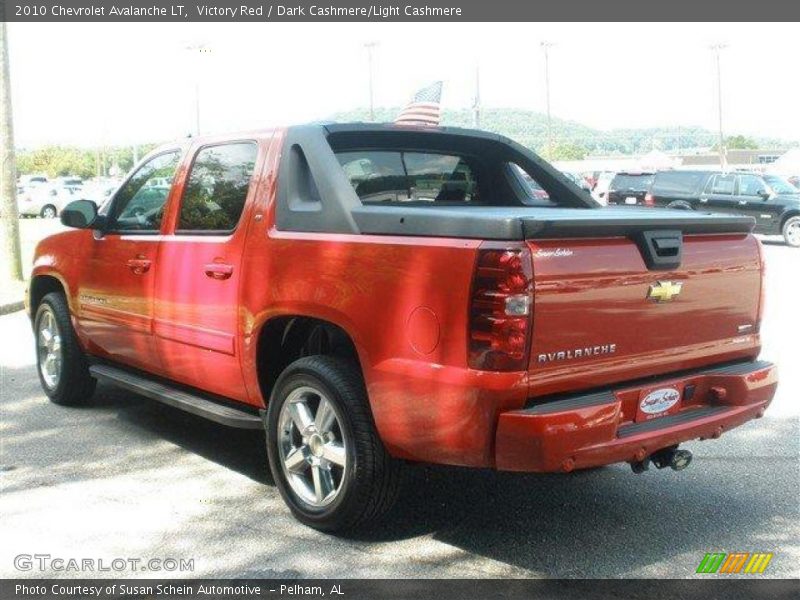 Victory Red / Dark Cashmere/Light Cashmere 2010 Chevrolet Avalanche LT