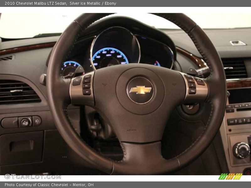 Silver Ice Metallic / Ebony 2010 Chevrolet Malibu LTZ Sedan