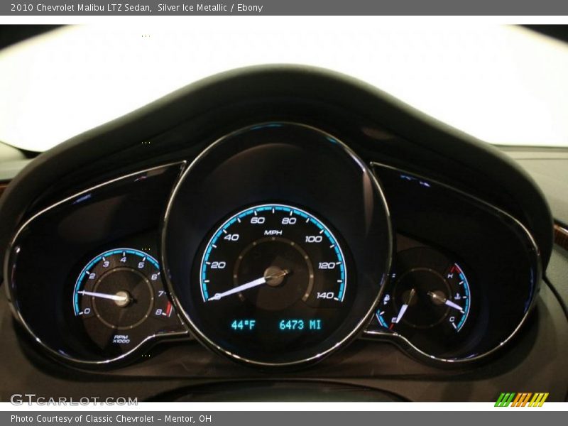 Silver Ice Metallic / Ebony 2010 Chevrolet Malibu LTZ Sedan