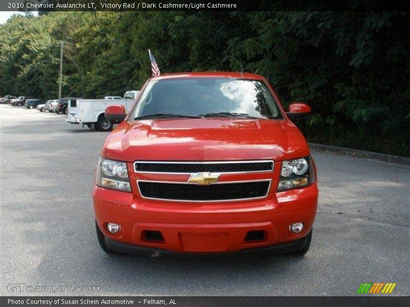 Victory Red / Dark Cashmere/Light Cashmere 2010 Chevrolet Avalanche LT