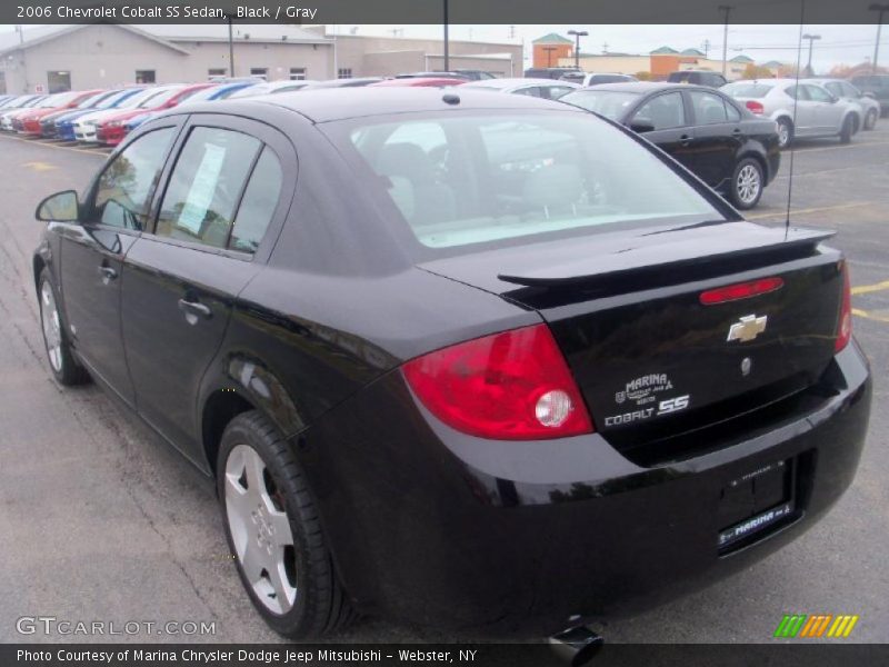 Black / Gray 2006 Chevrolet Cobalt SS Sedan