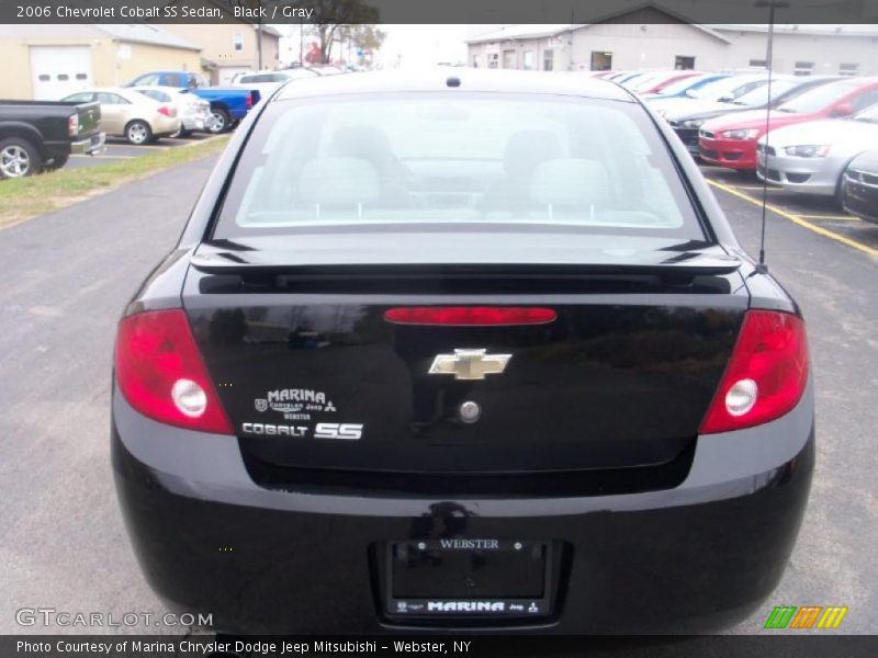 Black / Gray 2006 Chevrolet Cobalt SS Sedan