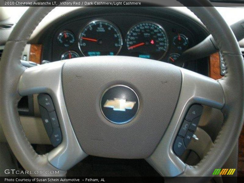 Victory Red / Dark Cashmere/Light Cashmere 2010 Chevrolet Avalanche LT