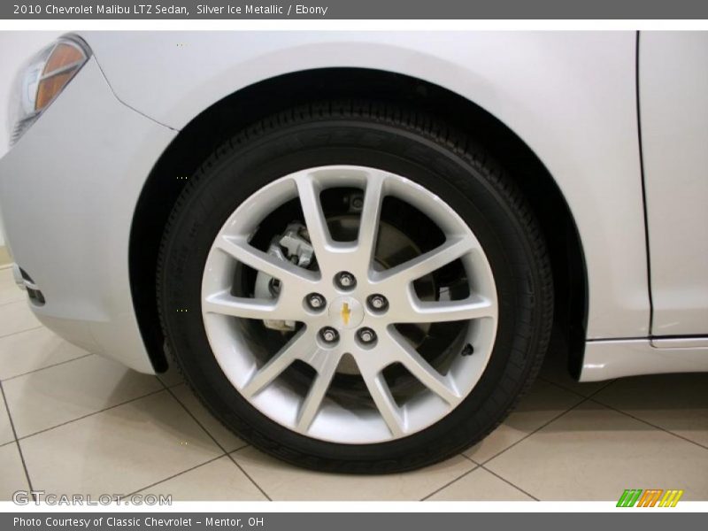 Silver Ice Metallic / Ebony 2010 Chevrolet Malibu LTZ Sedan