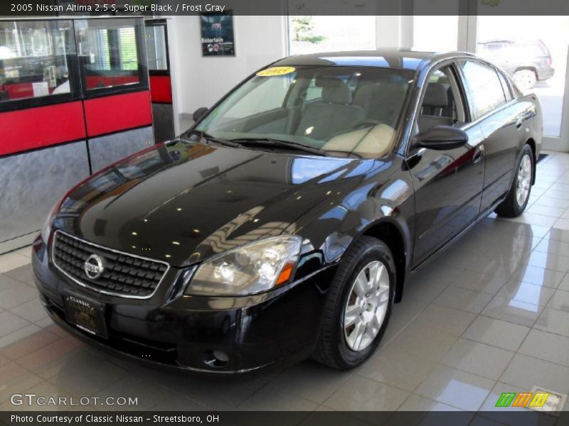 Super Black / Frost Gray 2005 Nissan Altima 2.5 S