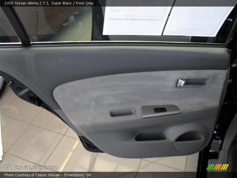 Super Black / Frost Gray 2005 Nissan Altima 2.5 S