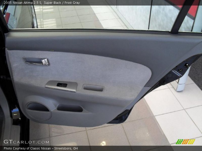 Super Black / Frost Gray 2005 Nissan Altima 2.5 S