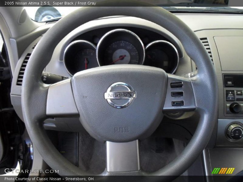 Super Black / Frost Gray 2005 Nissan Altima 2.5 S