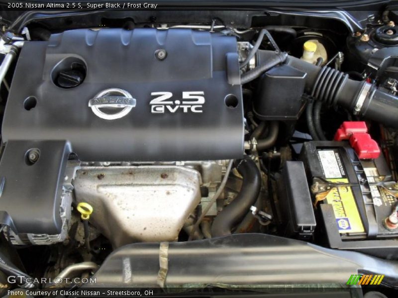 Super Black / Frost Gray 2005 Nissan Altima 2.5 S
