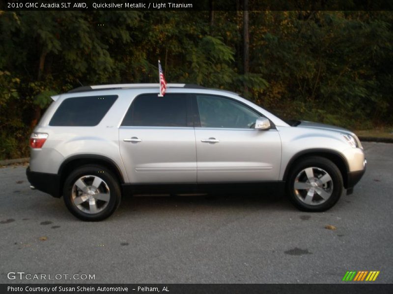 Quicksilver Metallic / Light Titanium 2010 GMC Acadia SLT AWD