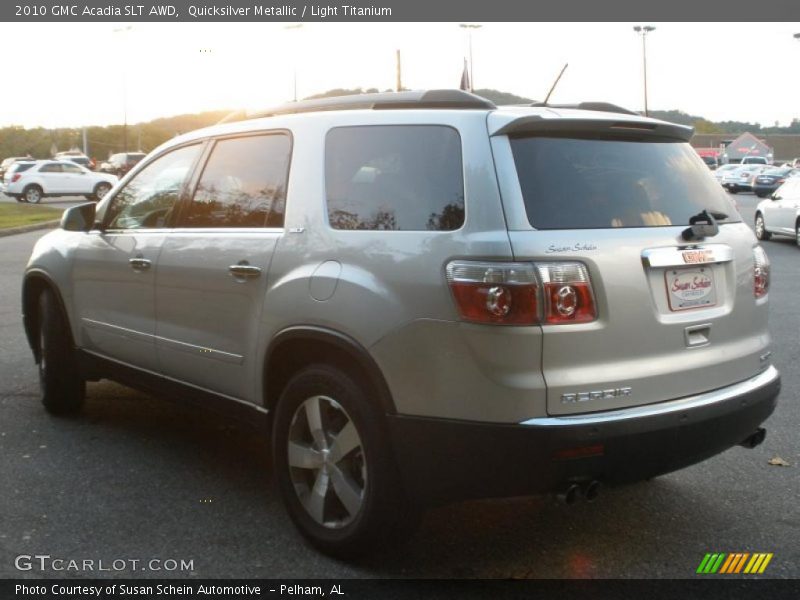 Quicksilver Metallic / Light Titanium 2010 GMC Acadia SLT AWD
