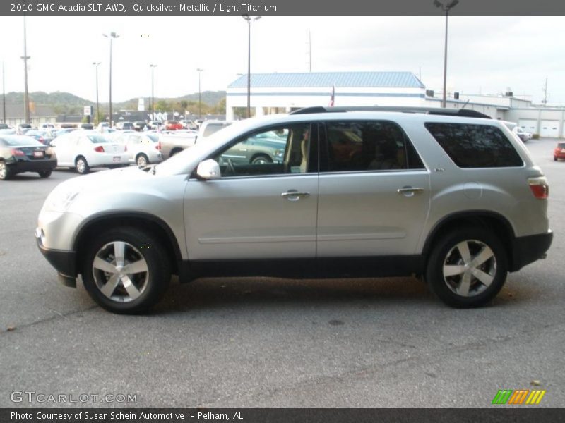 Quicksilver Metallic / Light Titanium 2010 GMC Acadia SLT AWD