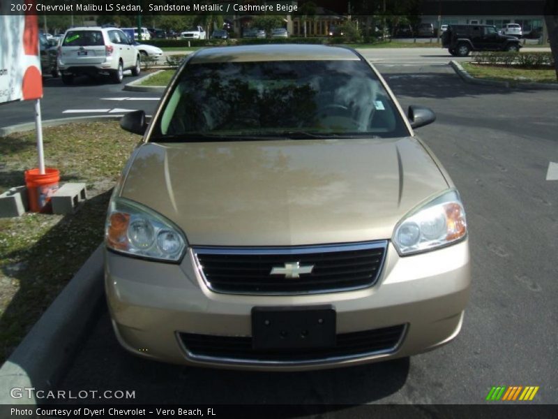Sandstone Metallic / Cashmere Beige 2007 Chevrolet Malibu LS Sedan