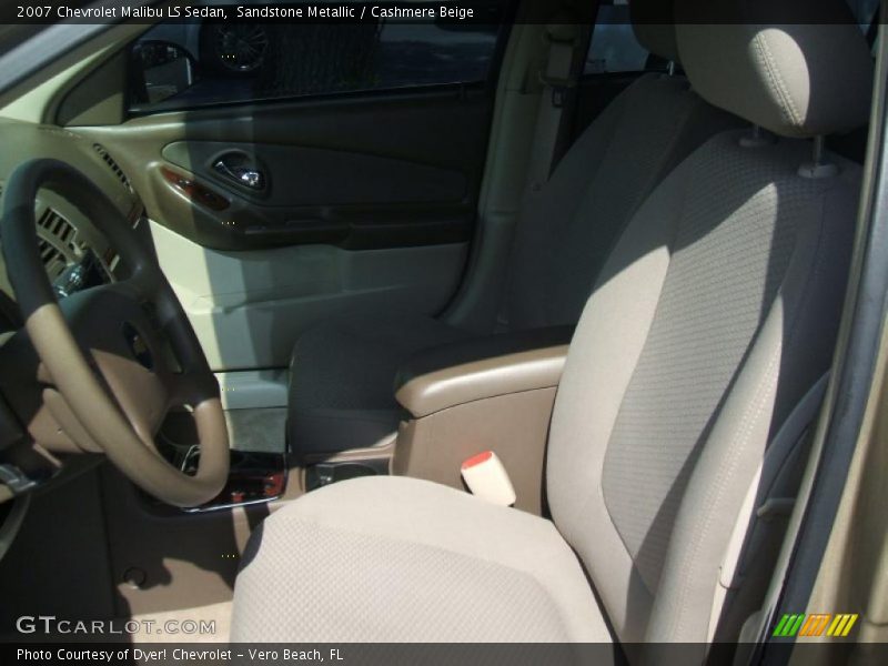 Sandstone Metallic / Cashmere Beige 2007 Chevrolet Malibu LS Sedan