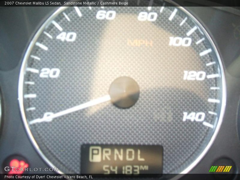 Sandstone Metallic / Cashmere Beige 2007 Chevrolet Malibu LS Sedan