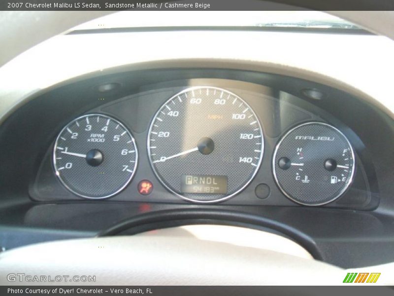  2007 Malibu LS Sedan LS Sedan Gauges