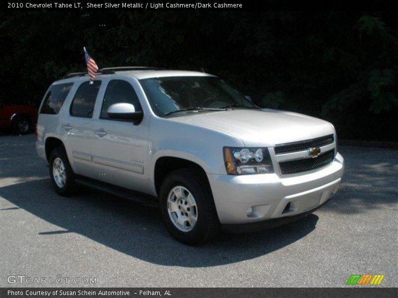 Sheer Silver Metallic / Light Cashmere/Dark Cashmere 2010 Chevrolet Tahoe LT