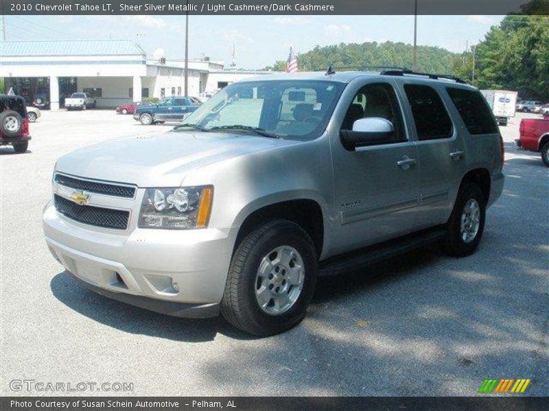 Sheer Silver Metallic / Light Cashmere/Dark Cashmere 2010 Chevrolet Tahoe LT