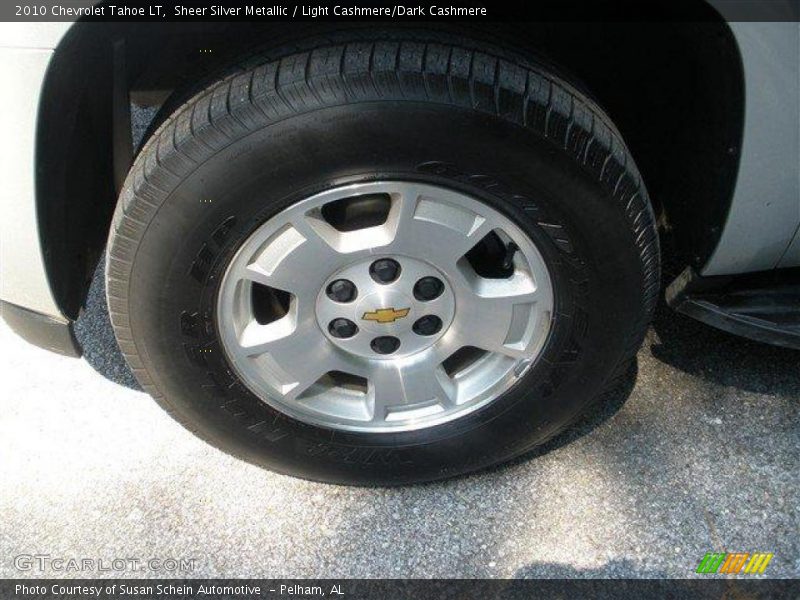 Sheer Silver Metallic / Light Cashmere/Dark Cashmere 2010 Chevrolet Tahoe LT