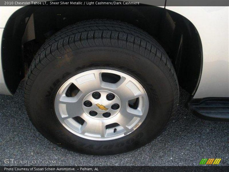 Sheer Silver Metallic / Light Cashmere/Dark Cashmere 2010 Chevrolet Tahoe LT