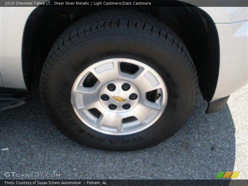 Sheer Silver Metallic / Light Cashmere/Dark Cashmere 2010 Chevrolet Tahoe LT