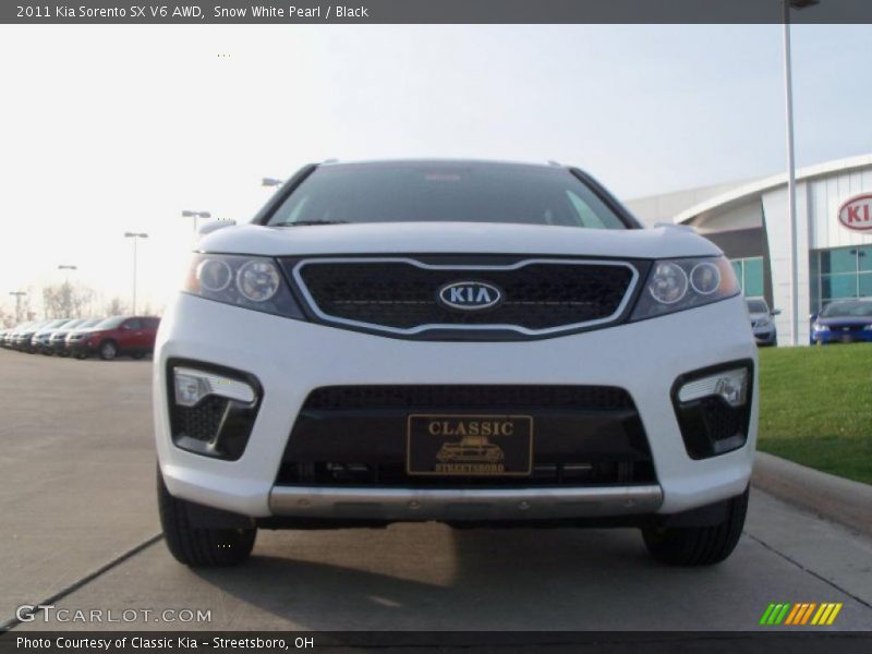 Snow White Pearl / Black 2011 Kia Sorento SX V6 AWD