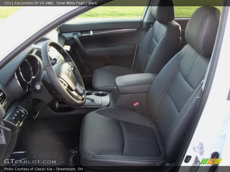  2011 Sorento SX V6 AWD Black Interior
