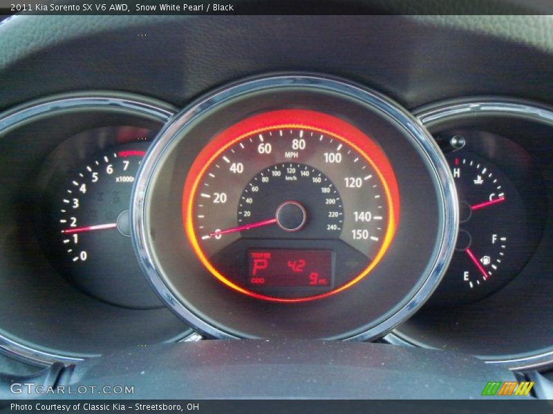  2011 Sorento SX V6 AWD SX V6 AWD Gauges