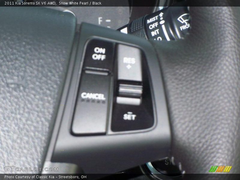 Snow White Pearl / Black 2011 Kia Sorento SX V6 AWD