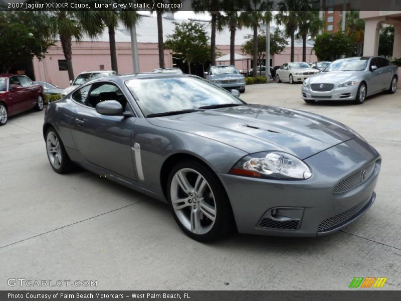 Lunar Grey Metallic / Charcoal 2007 Jaguar XK XKR Coupe