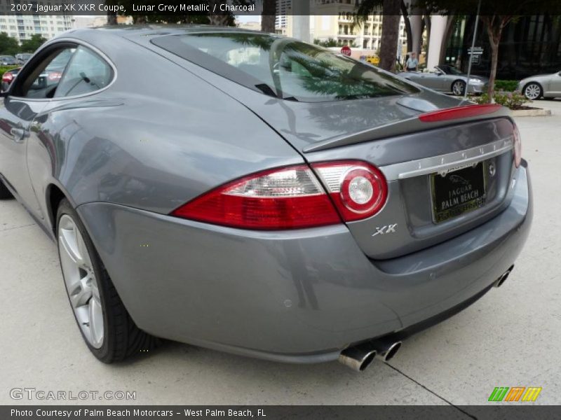 Lunar Grey Metallic / Charcoal 2007 Jaguar XK XKR Coupe
