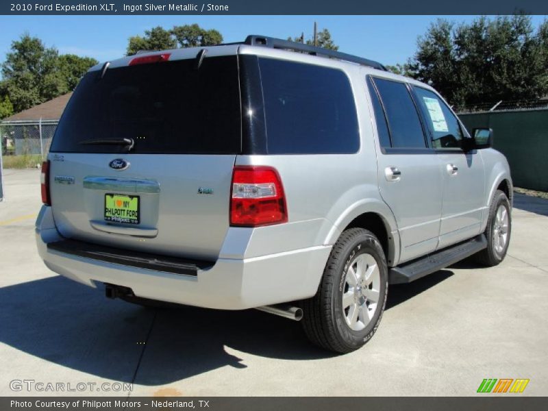 Ingot Silver Metallic / Stone 2010 Ford Expedition XLT