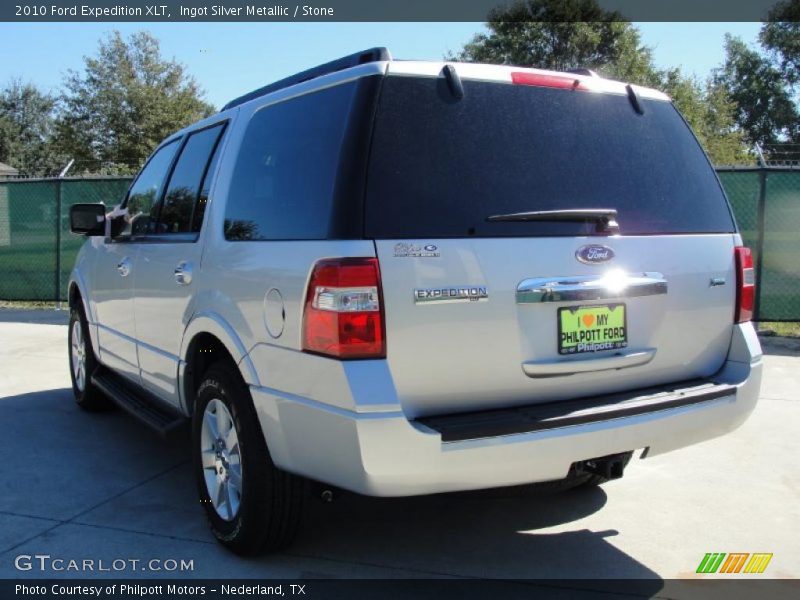 Ingot Silver Metallic / Stone 2010 Ford Expedition XLT