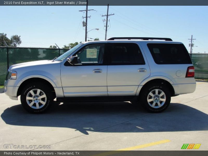 Ingot Silver Metallic / Stone 2010 Ford Expedition XLT