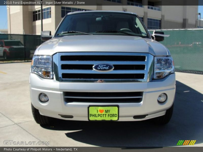 Ingot Silver Metallic / Stone 2010 Ford Expedition XLT
